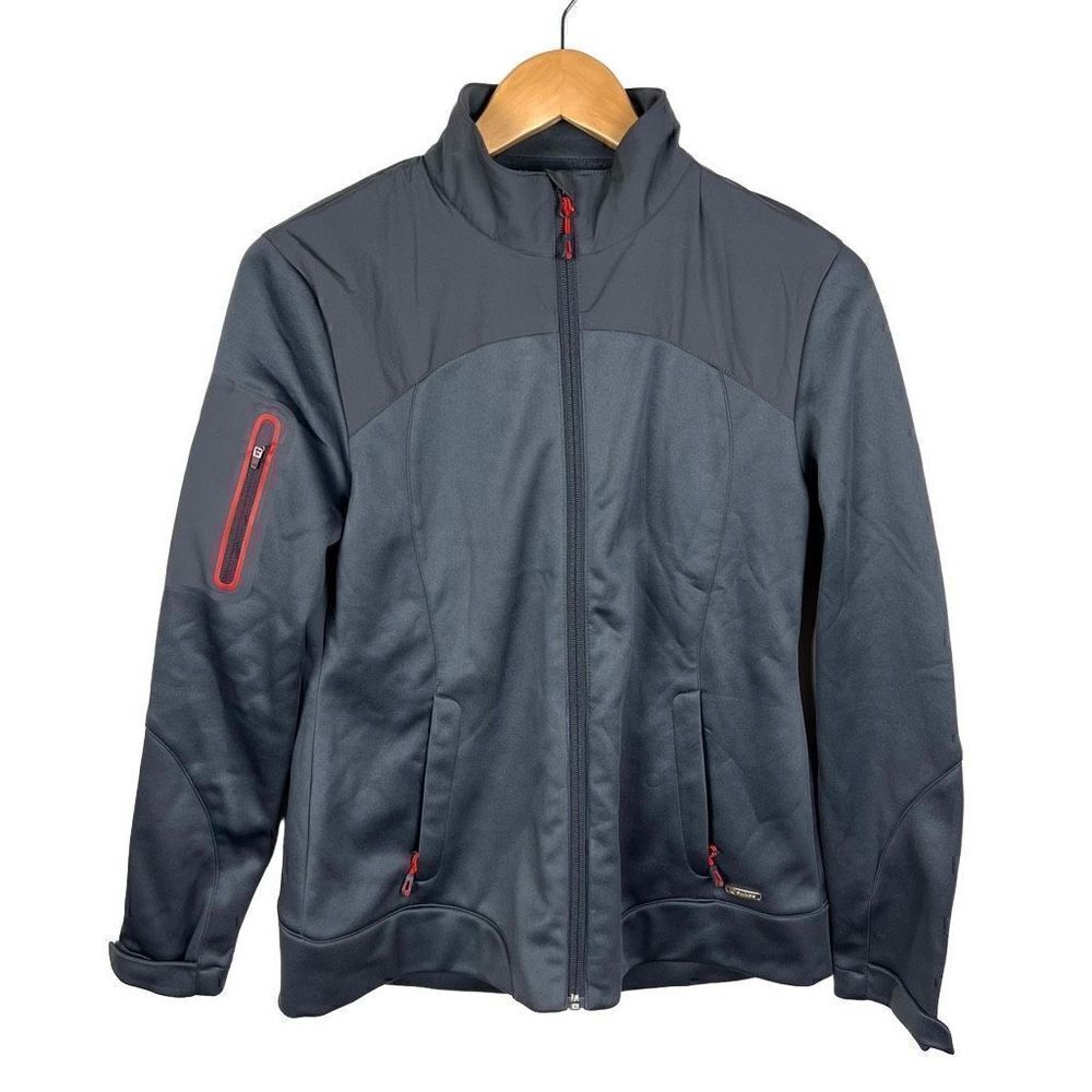 Sunice Soft Shell Full Zip Athletic Light Weight Jacket Gray size women’s M